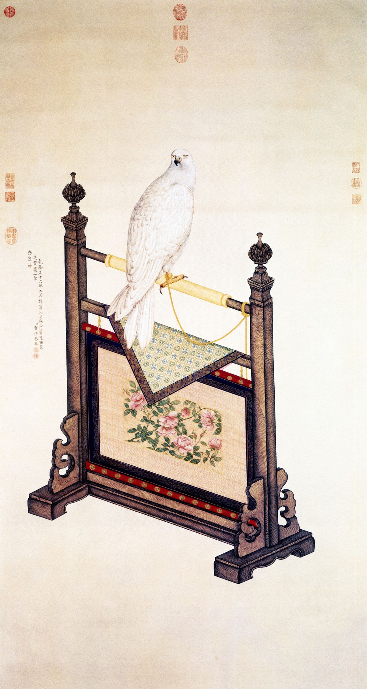 贺清泰（1735－1813）《画黄鹰》